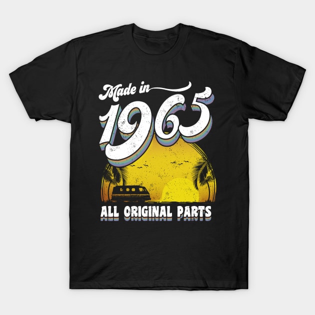 Made in 1965 All Original Parts 53d Birthday Gift T-Shirt by KsuAnn